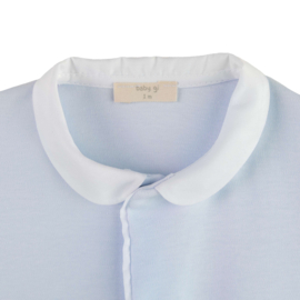 Baby Gi newborn pakje blauw met wit kraagje