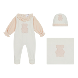 Deolinda 3-delige set peach in geschenkdoos