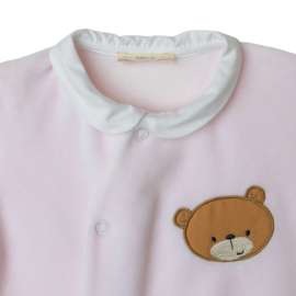 Baby Gi newborn pakje roze beer (velours)