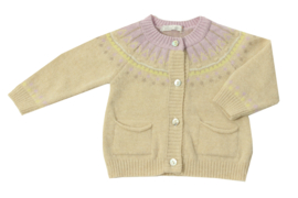 Dr. Kid vestje beige/lila