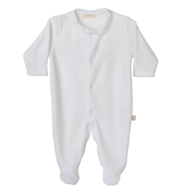 Baby Gi newborn pakje vleugels wit velours (unisex)