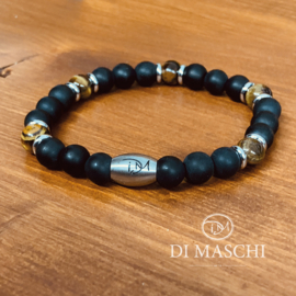 Argento Onyx  Mat & Tiger Eye Brown