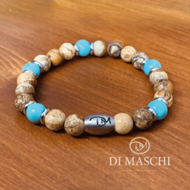 Argento Sand & Turquoise