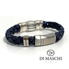 Lusso Blue leren armband A