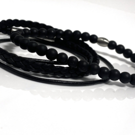 Black & Black Onyx set