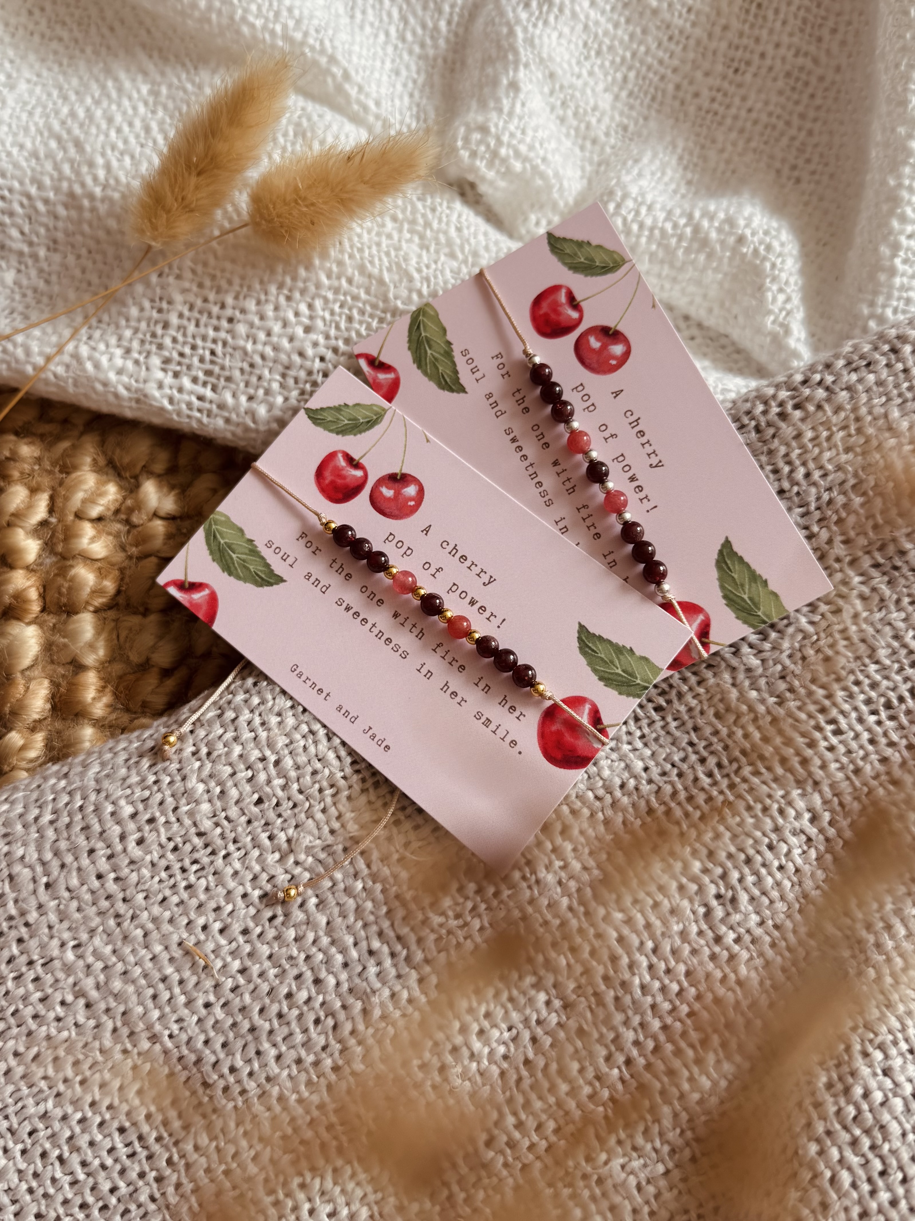 Tiny Truths - Cherry Armband