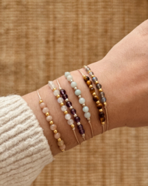 Affirmatie Armbandje Amethist - 4mm