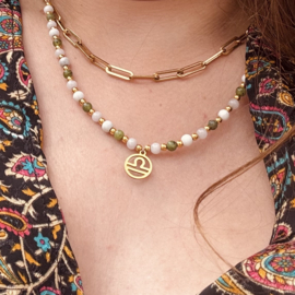 Sterrenbeeld ketting (zilver en goud)