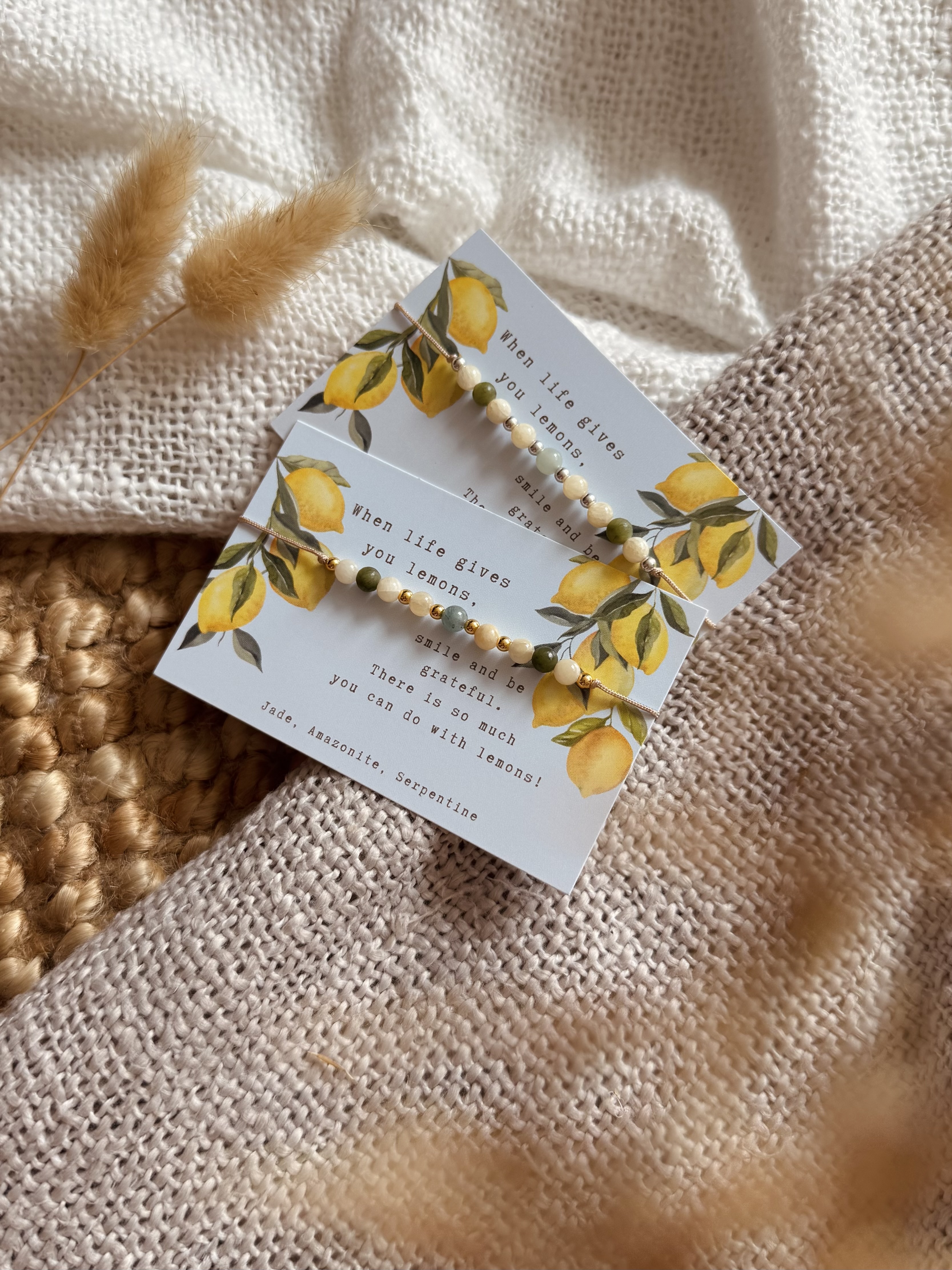 Tiny Truths - Lemon Armband
