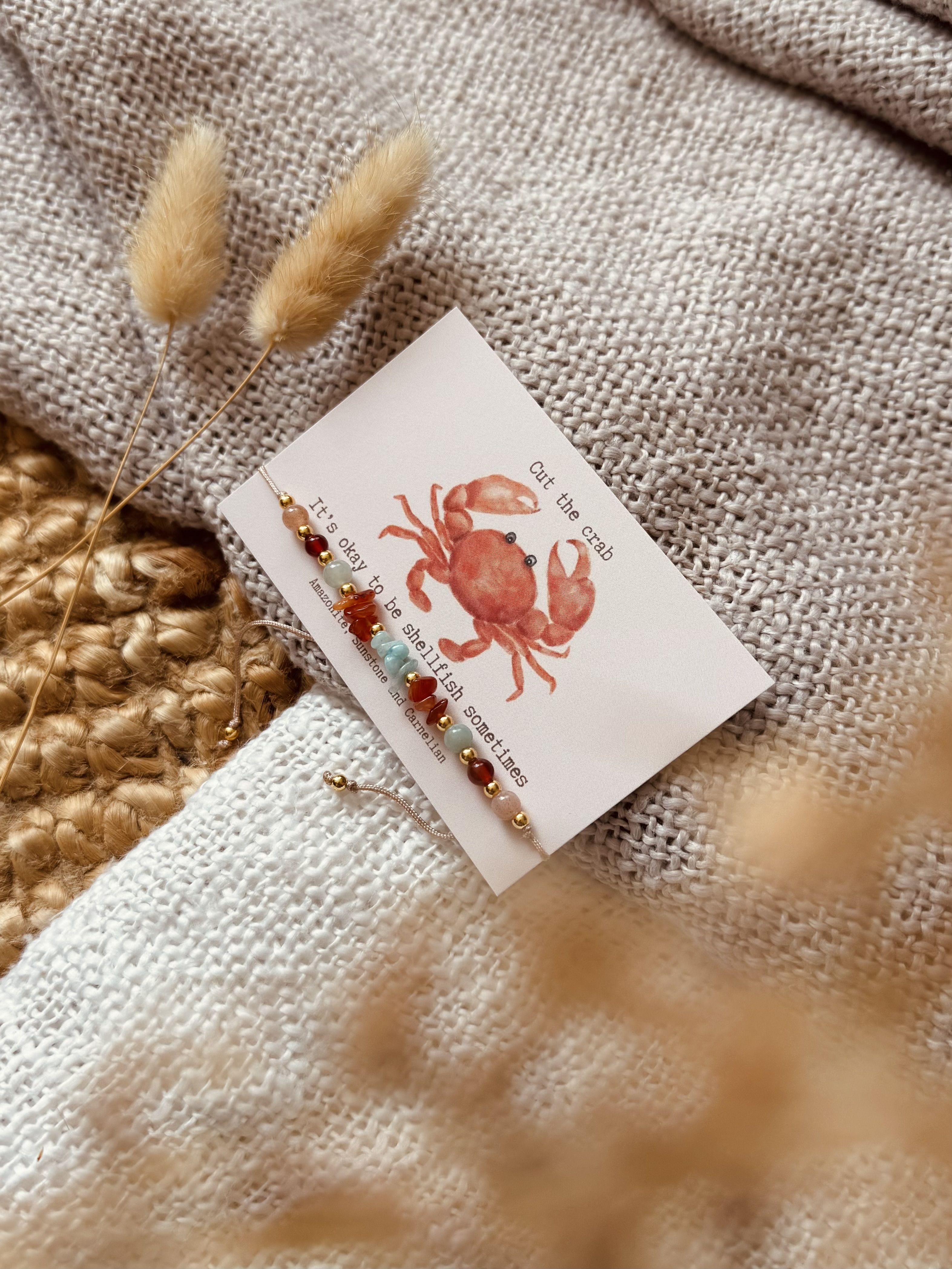 Tiny Truths - Cut the crab! Armband