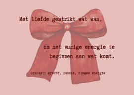 End of the year Special - Granaat met Strik armband