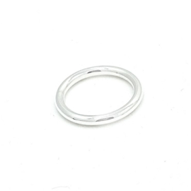 Zilveren hamerslag ring.