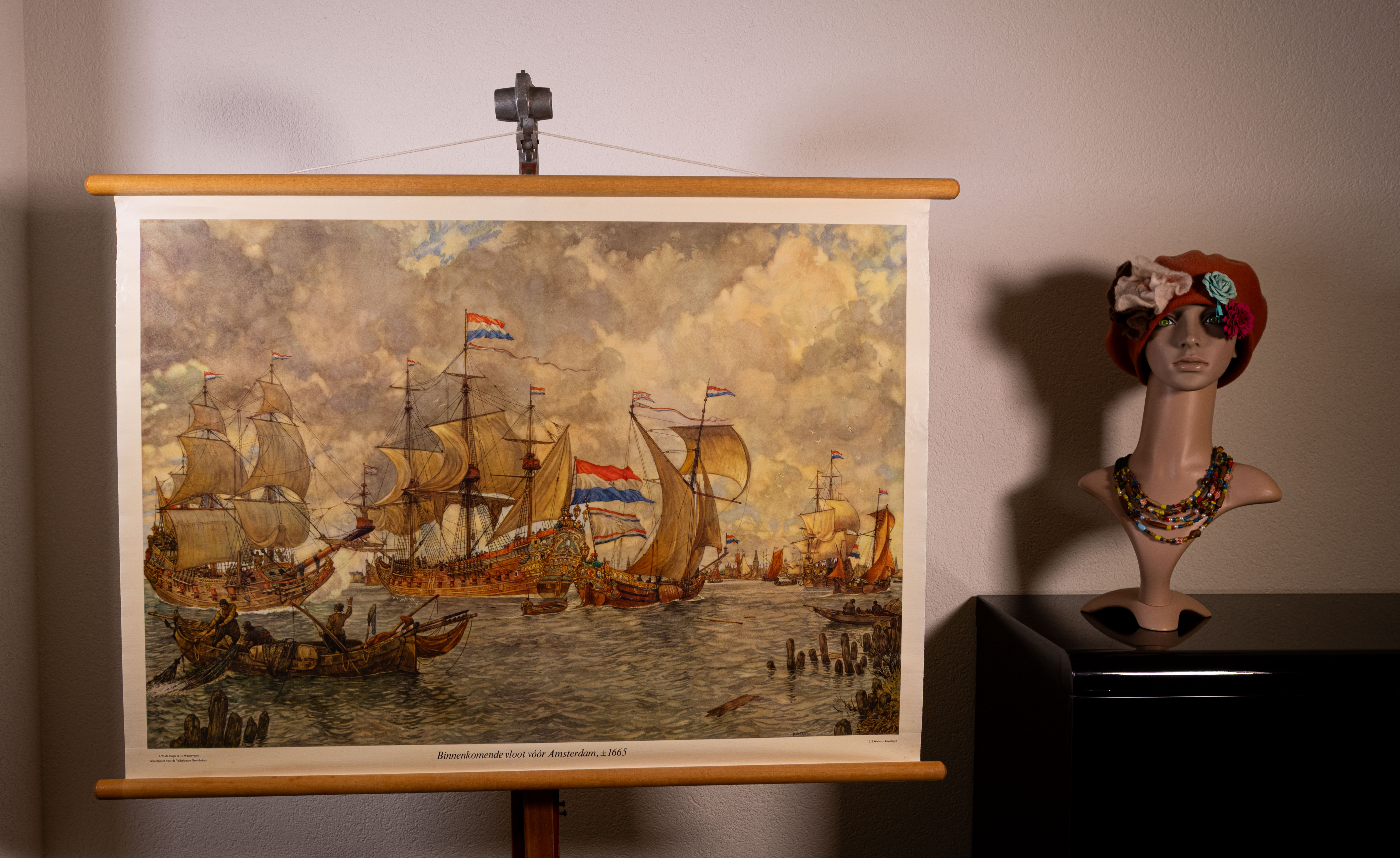 Binnenkomende vloot voor Amsterdam