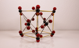 atoom / molecuul model van koolstofdioxide