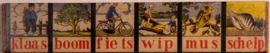 Leesplankje  Klaas boom fiets