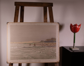 Het badstrand te Scheveningen