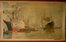 De haven van Antwerpen