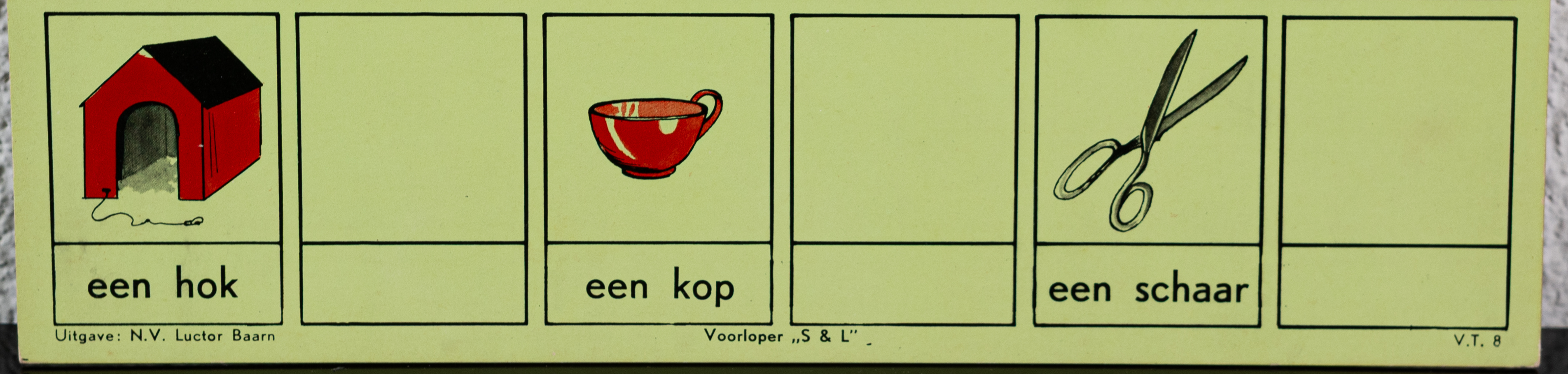 Leesplankje Luctor Baarn Een Beer  Een Slang  Een Vogel