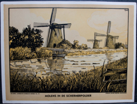 Molens in de Schermerpolder