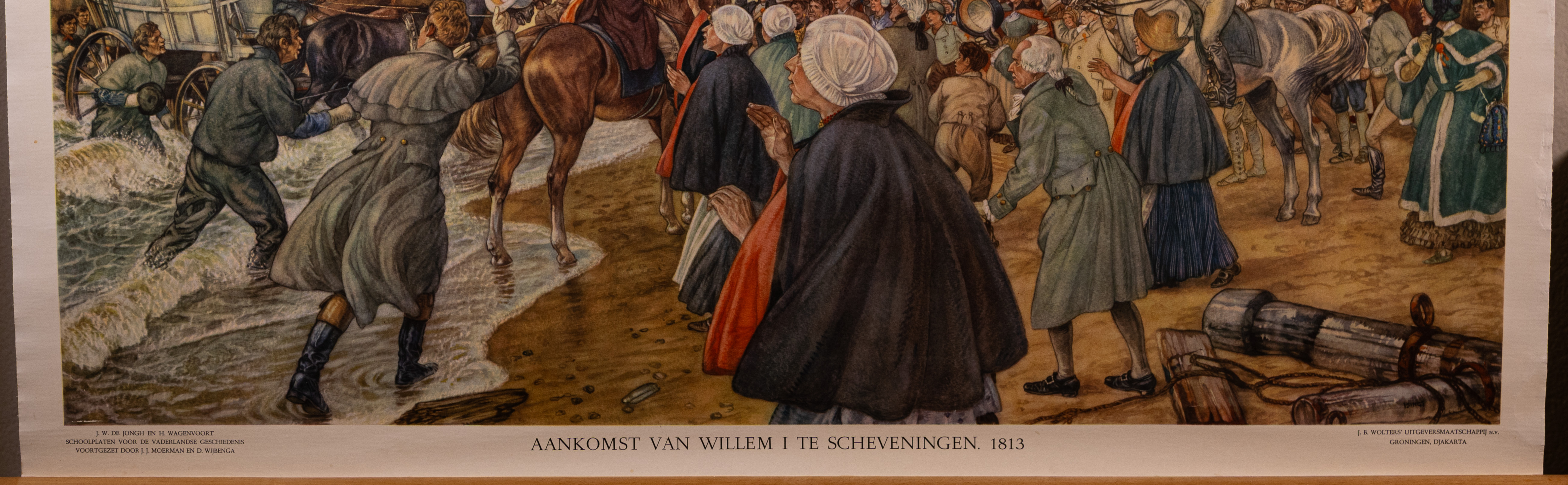 Aankomst Willem I te Scheveningen