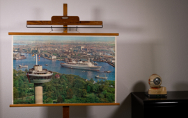 Rotterdam oa de Euromast   en  SS 'Rotterdam' Holland Amerika Lijn
