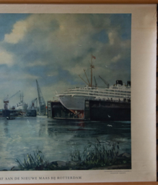 Scheepswerf a/d Nieuwe Maas bij Rotterdam