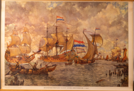 Binnenkomende vloot voor Amsterdam