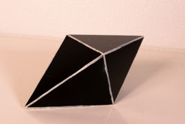Vintage geometrisch model van kristallen nr.4