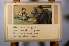 Hier zie je Guus. Duw Jans niet in de rug Mien. 2 Zijdig