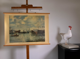 Scheepswerf a/d Nieuwe Maas bij Rotterdam