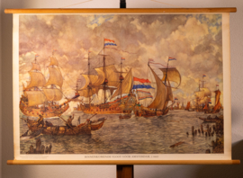 Binnenkomende vloot voor Amsterdam