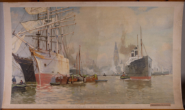 De haven van Antwerpen