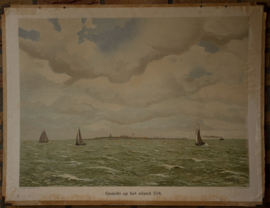 Gezicht op het eiland Urk