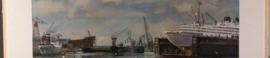 Scheepswerf a/d Nieuwe Maas bij Rotterdam