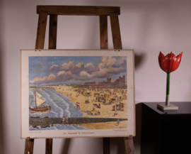 Het badstrand bij Scheveningen