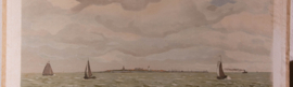 Gezicht op het eiland Urk