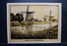 Molens in de Schermerpolder