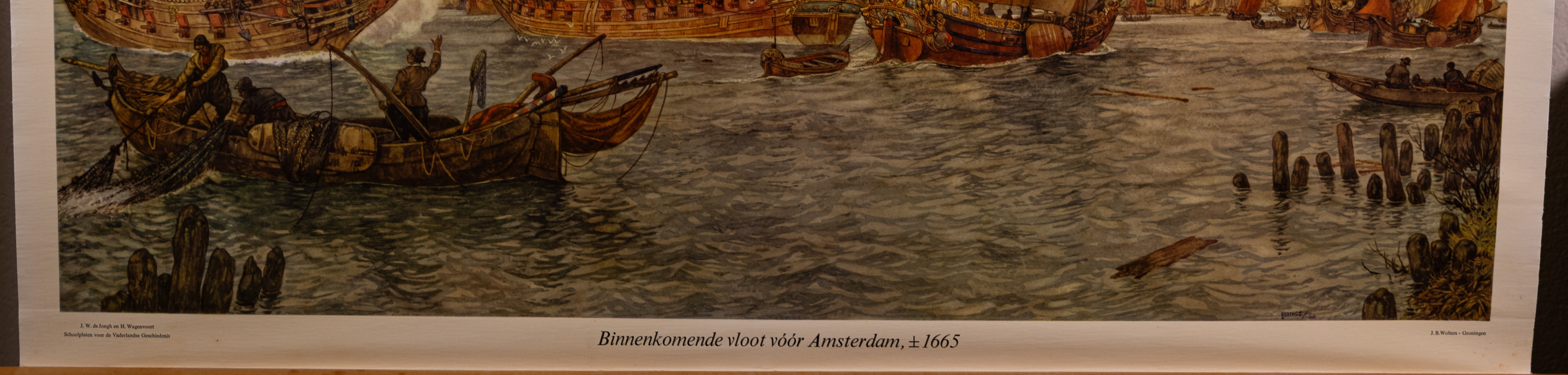 Binnenkomende vloot voor Amsterdam