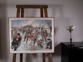 Winterlandschap en winterpret