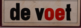 De voet
