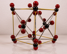 atoom / molecuul model van koolstofdioxide