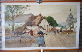 Het dorp in Ardennen