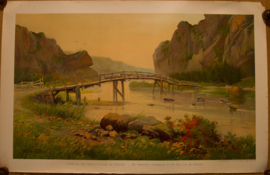 Landschap in het dal van de Ourthe