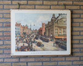 De Dam en het Damrak te Amsterdam