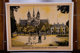 Maastricht Vrijthof met Sint Servaaskerk