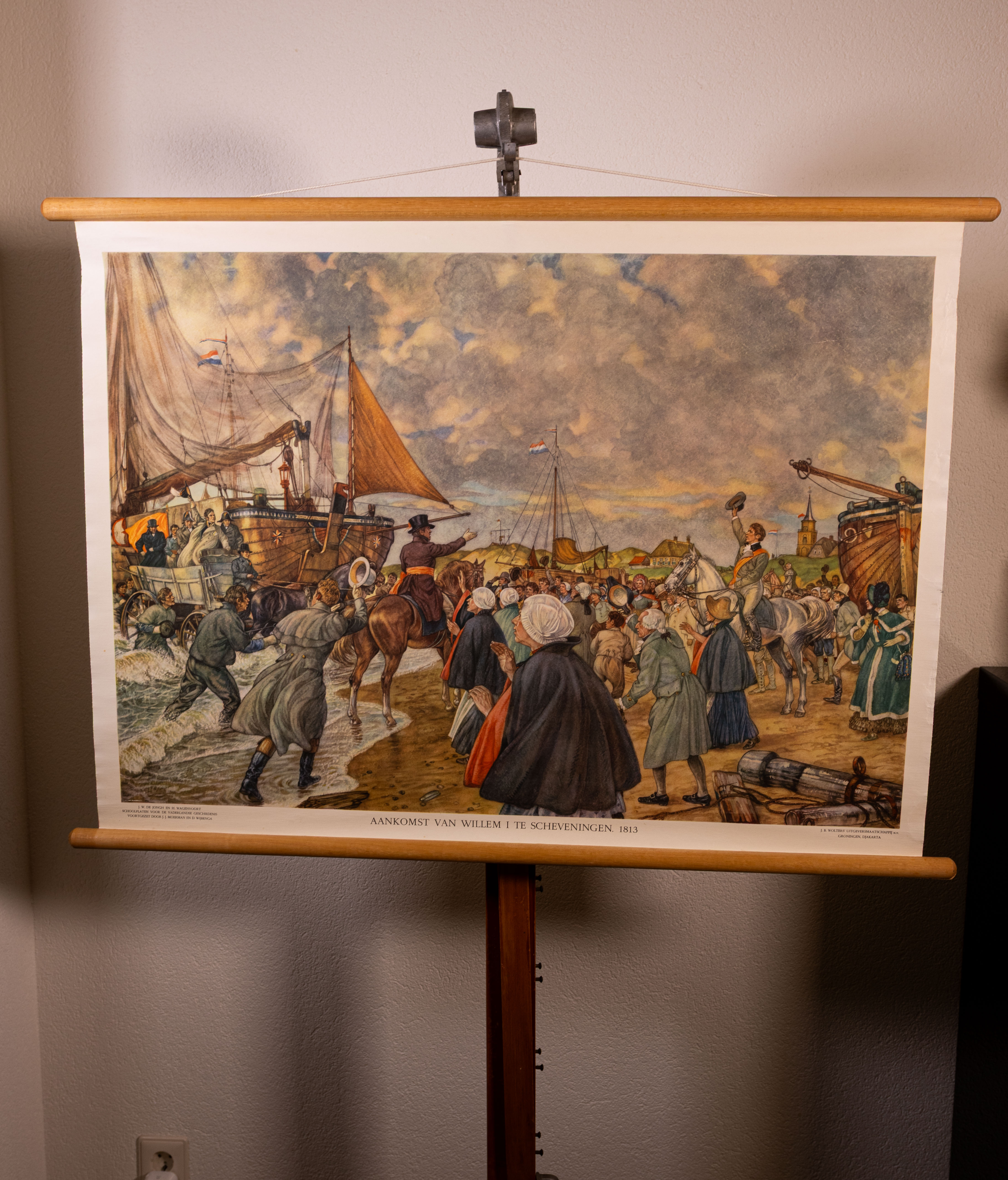 Aankomst Willem I te Scheveningen