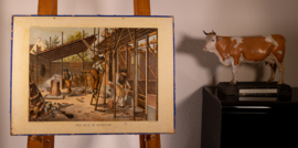 Een huis in aanbouw