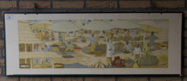 Een tropische markt Sumatra