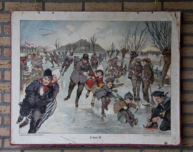 Winterlandschap en winterpret