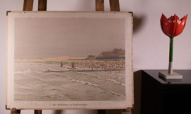 Het badstrand te Scheveningen